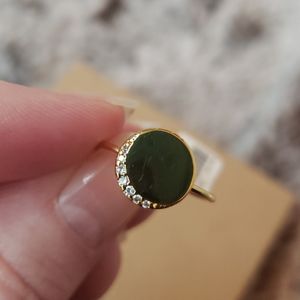 Banana Republic Half Moon Gold Ring